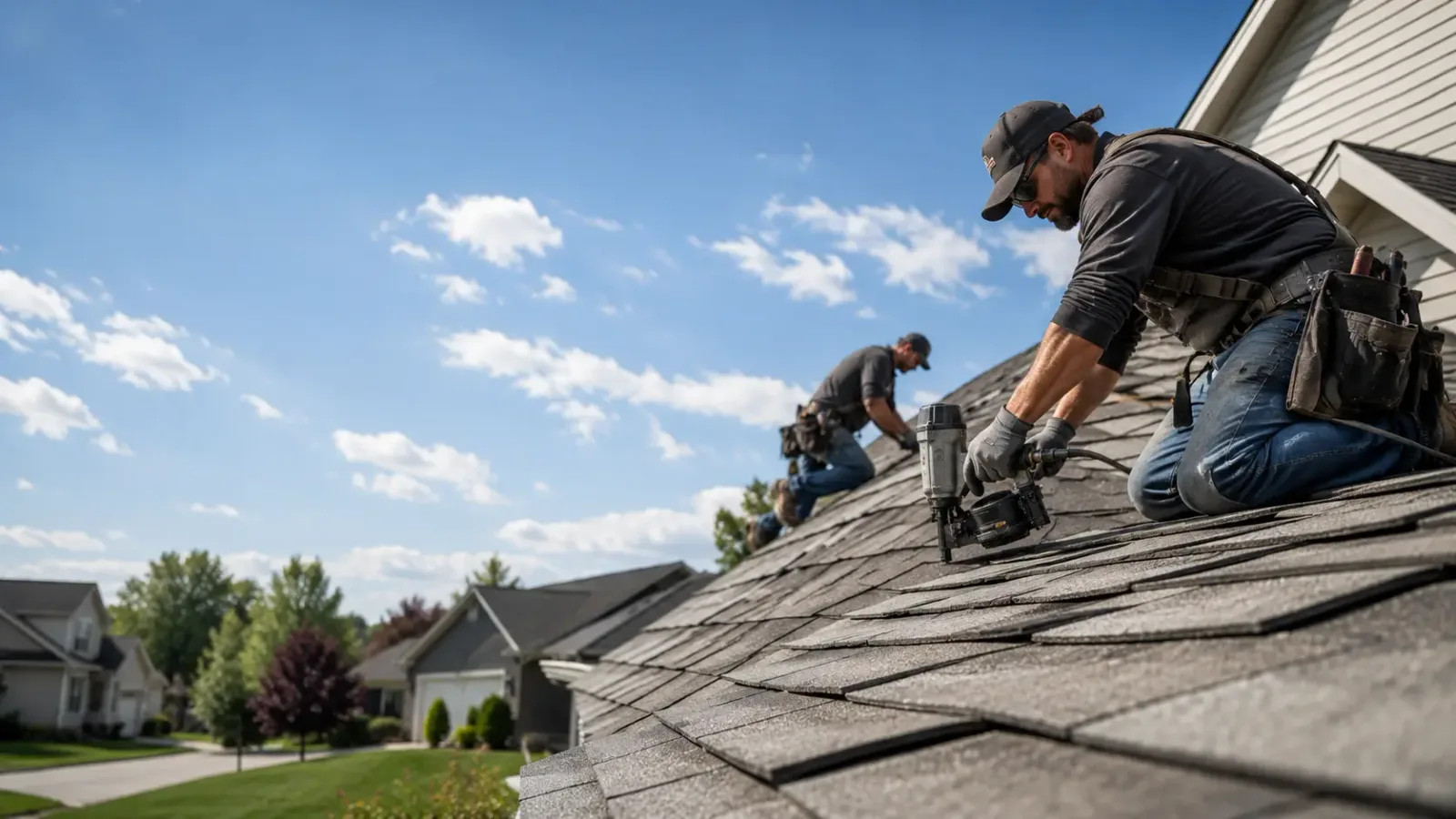 Storm Damage Roof Repair in Marion, IA near me